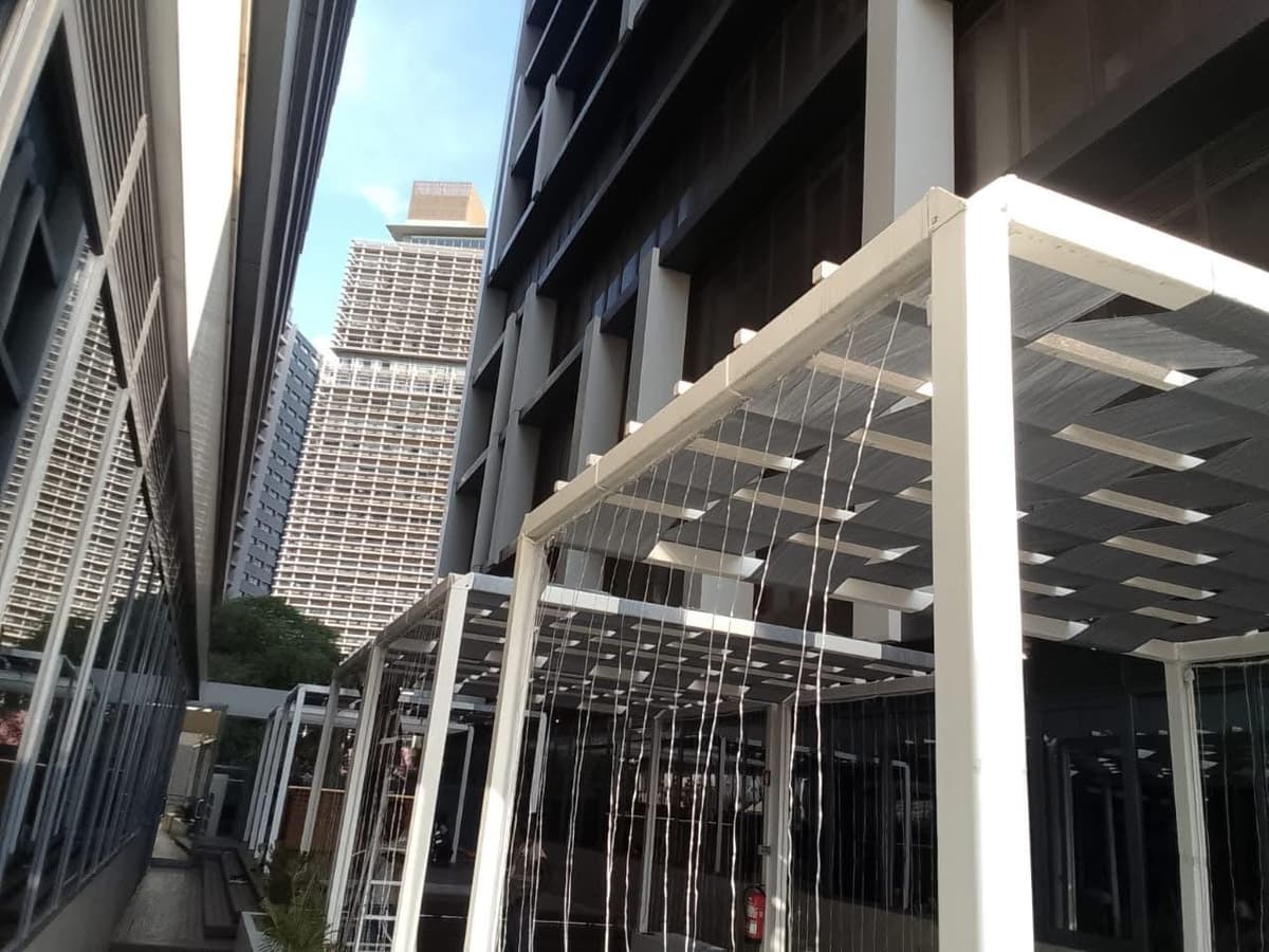 Pergola installation